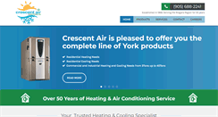 Desktop Screenshot of crescenthvac.ca